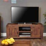 shiro walnut widescreen tv cabinet