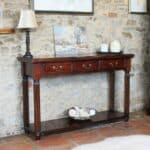 roque 3 drawer console table