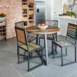 urban chic round dining table