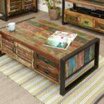 urban chic 4 door & drawers large coffee table