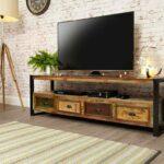 urban chic open widescreen television cabinet
