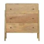 oak style trestle chest