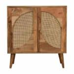 nordic woven leaf cabinet