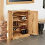 mobel oak shoe cupboard