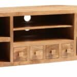 tokonoma 4 drawer corner cabinet