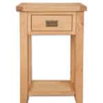 naturo oak 1 drawer console table