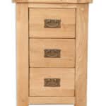 naturo oak 3 drawer cabinet