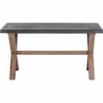 evocation grey concrete medium dining table