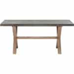 evocation grey concrete dining table