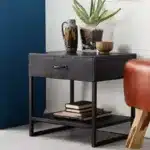 evocation iron side table