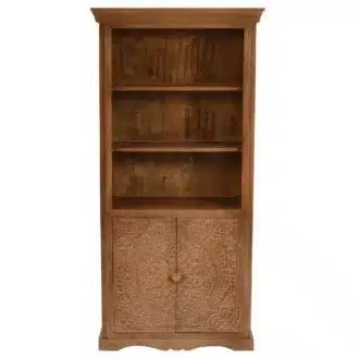 artifice large corner bookcase