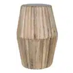 hugo carved round side table
